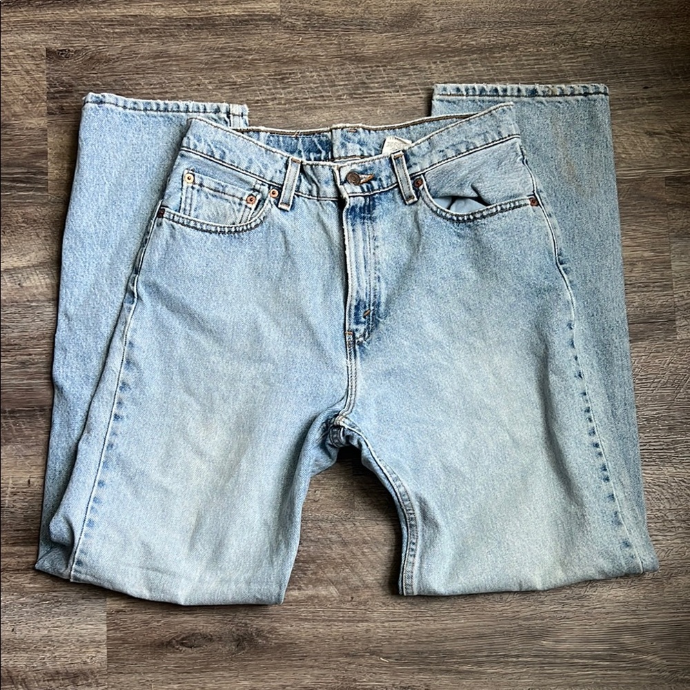 Levi's Light Blue Straight Leg Jeans